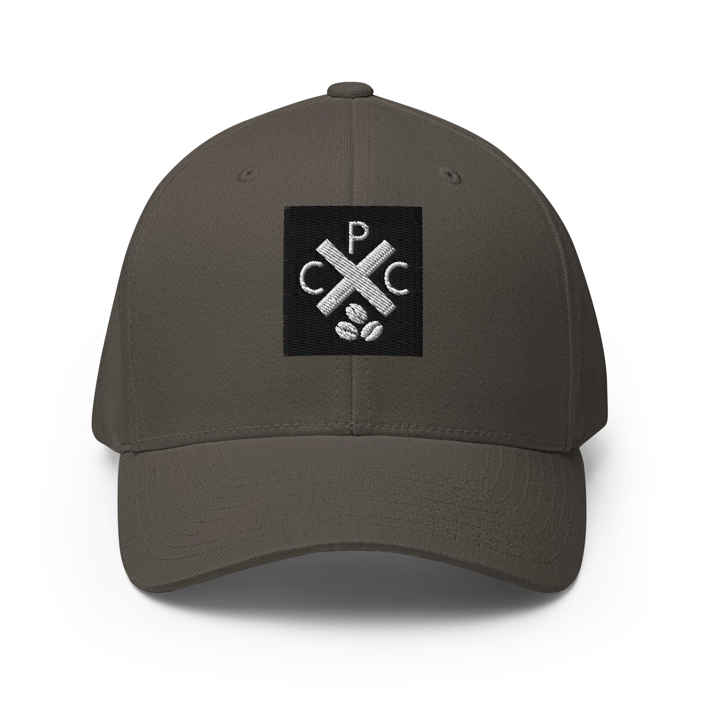 PCC Flexfit hat with front,back and side logo