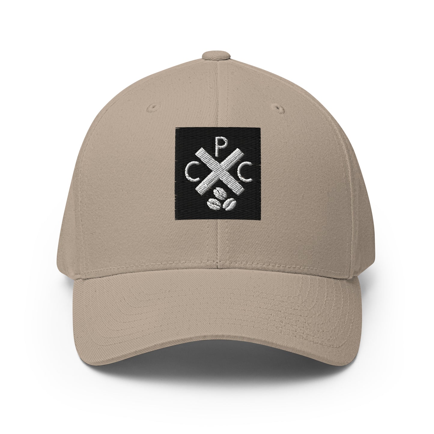 PCC Flexfit hat with front,back and side logo